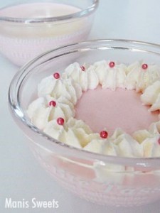 いちごミルクババロア