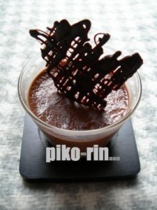 濃厚チョコプリン